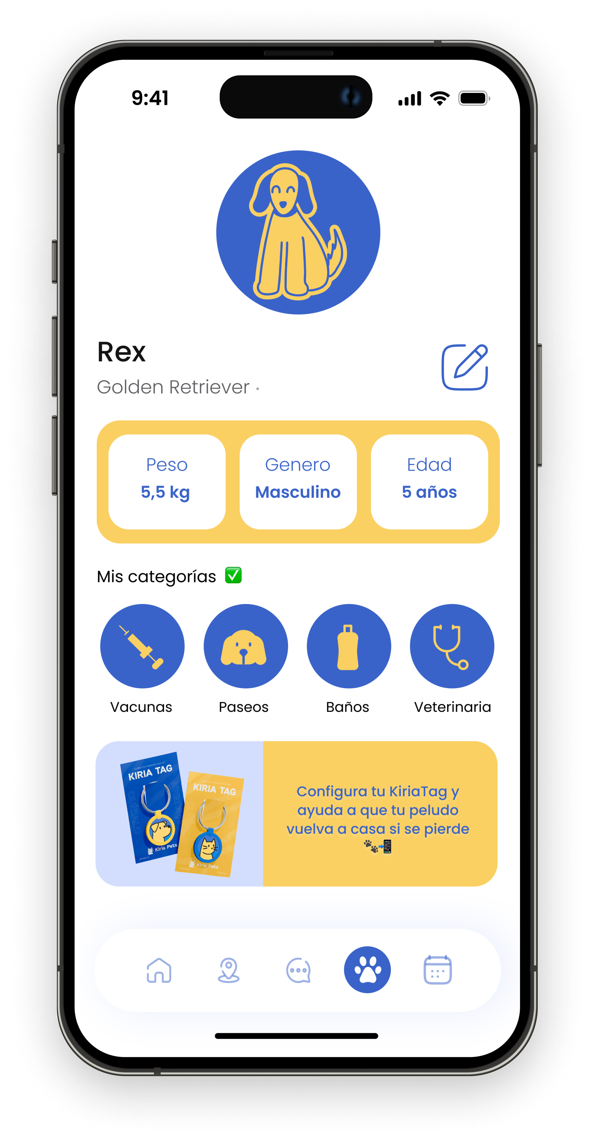 Chat con Kir-IA, asistente inteligente de mascotas